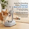 SustVita Pet Water Dispenser with 500 mL Bottle, Adjustable Bowl and Removable Stand view 2