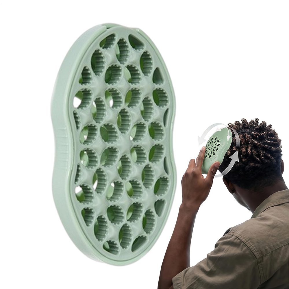 Curly Hair Comb, Unisex, African, Washable, Non-Slip, for Men