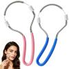 2-Piece Facial Hair Remover for Women, Spring Epilator, Pink + Blue view 1