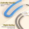 2-Piece Facial Hair Remover for Women, Spring Epilator, Pink + Blue view 4
