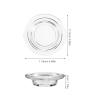 Holibanna 2-Piece Replacement Glass Warmer, Round, 11.9 cm view 2