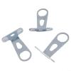 4-Piece Metal Mounting Set for E-Bike and Mountain Bike with Basket and Light Holder (Silver) view 4