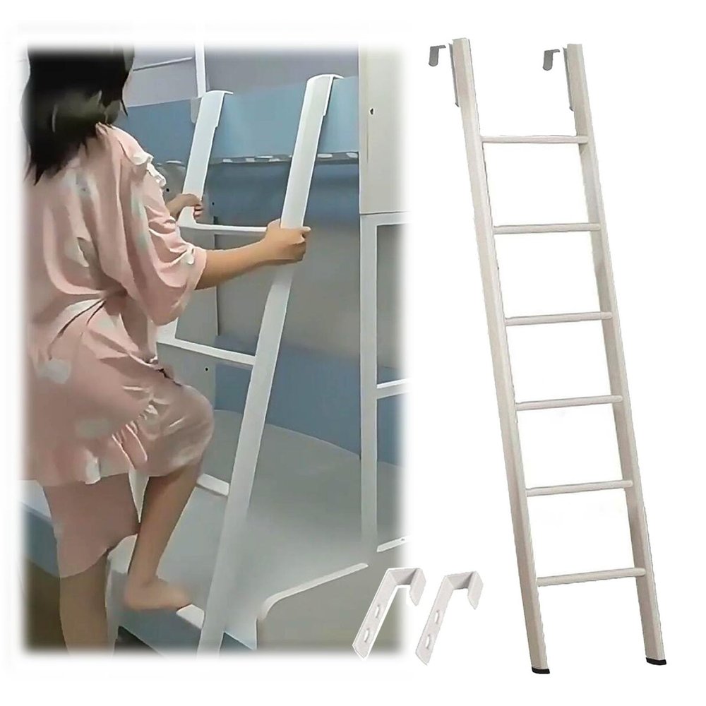 Children’s bunk bed ladder, sturdy and safe design for easy climbing, ideal for bunk and loft beds in small spaces