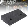 UPALDHOU Curb Ramp, Black PVC, 2,200 lb Capacity, Textured Surface, 19.69 x 10.63 x 3.94 in view 3