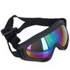 Xiuganpo UV Protection Dog Goggles for Large Dogs, Adjustable PC + PVC, Black Frame with Color Lens Film view 1