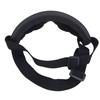 Xiuganpo UV Protection Dog Goggles for Large Dogs, Adjustable PC + PVC, Black Frame with Color Lens Film view 2