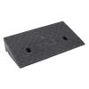 UPALDHOU Curb Ramp, Black PVC, 2,200 lb Capacity, Textured Surface, 19.69 x 10.63 x 4.72 in view 2
