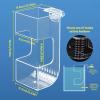 Clear, Transparent Aquarium Feeder view 2