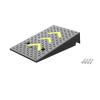 Rubber and Plastic Curb Ramps, Vehicle Threshold Ramps, Triangular Mats (50 × 100 × 23 cm) view 1