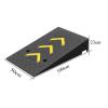 Rubber and Plastic Curb Ramps, Vehicle Threshold Ramps, Triangular Mats (50 × 100 × 23 cm) view 2