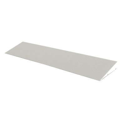 Plastic Door Threshold Transition Ramp for Robot Vacuums, Beige, 100 × 18 × 3.5 cm