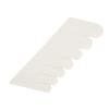 Riuulity Self-Adhesive Silk Nail Wraps, Transparent, White, 6 Pieces view 4
