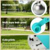 2-in-1 Travel Water Bottle for Dogs, Leakproof Stainless Steel Bottle with Silicone Bowl (2PC-H) view 3
