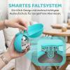 2-in-1 Travel Water Bottle for Dogs, Foldable, Leak-Proof, Blue B view 4