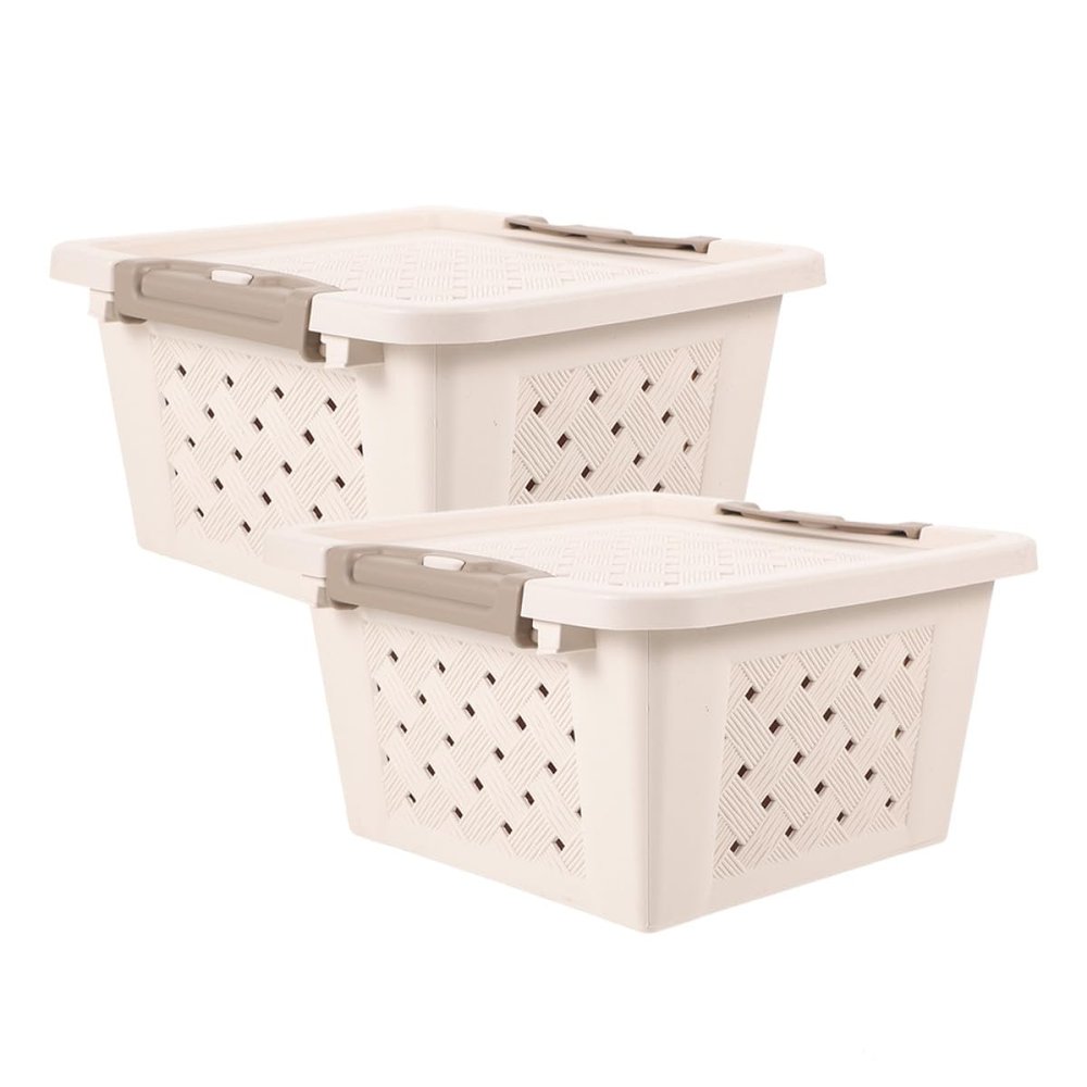 ULTECHNOVO 2-Pack Plastic Small Animal Carriers for Hamsters and Small Pets