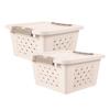 ULTECHNOVO 2-Pack Plastic Small Animal Carriers for Hamsters and Small Pets view 1