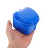 MUCKLILY 5-Pack PP Denture Cases with Drain Basket, Sealed Lid, and Soaking Set view 4