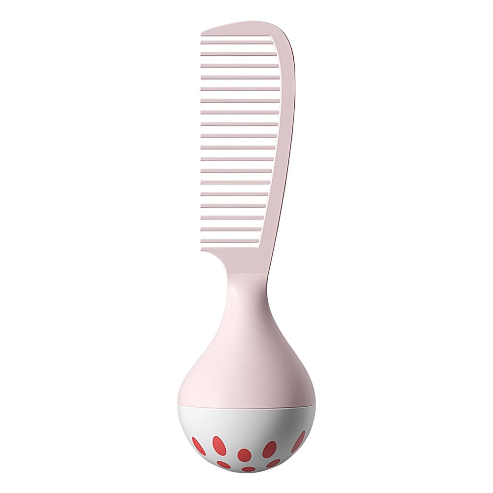 Self-Standing Hair Comb with Weighted Base