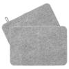 GATHINESS 2-Pack Thick Felt Sauna Mats, Heat-Resistant Insulating Cushions view 1
