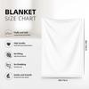 DRPZ Small Blanket, Woman in Traditional Clothing Holding White Lilies, Flannel Personalized Baby Blanket, 125 x 150 cm view 4