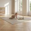 SanoSoft XXL Baby Crawling Mat, Made in Germany, OEKO-TEX Standard 100, 240 x 540 cm, Sand/Beige view 2