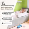 GIOPSQ White Bed Rail, 90 × 20 cm, No-Drill Safety Guard view 2