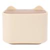 Goshyda Compact Cat Litter Waste Bin with Press-Top Lid, Odor-Reducing, 7.09 x 4.92 x 5.12 in view 3
