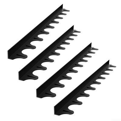 Heat-Resistant Silicone Stove Gap Covers, Easy Installation, Adjustable Size, Child and Pet Safe (Black)