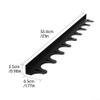 Heat-Resistant Silicone Stove Gap Covers, Easy Installation, Adjustable Size, Child and Pet Safe (Black) view 2