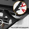 Heat-Resistant Silicone Stove Gap Covers, Easy Installation, Adjustable Size, Child and Pet Safe (Black) view 3