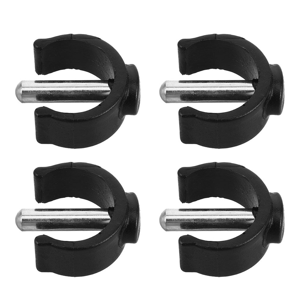 GETAJGHSD C-Shaped Cane Holders, ABS and Steel, Black