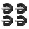 GETAJGHSD C-Shaped Cane Holders, ABS and Steel, Black view 1