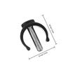 GETAJGHSD C-Shaped Cane Holders, ABS and Steel, Black view 2