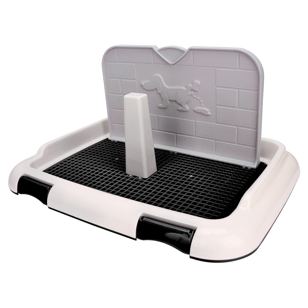 YUEHISY Indoor Dog Toilet, Puppy Training Pad, Efficient Urine Absorption for Busy Dog Owners, Durable Plastic, for Small Dogs or Puppies, 47 X