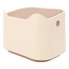 Riuulity Cat Litter Waste Bin, Odor-Resistant, Compact, Durable PP, 7.09 x 4.92 x 5.12 Inches view 1