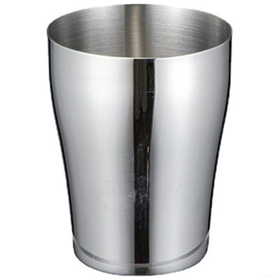 Stainless Steel Toothbrush Cup, Reusable Mouthwash Holder with Stable Base, Silver, 10 x 10 x 8 cm, 500 ml