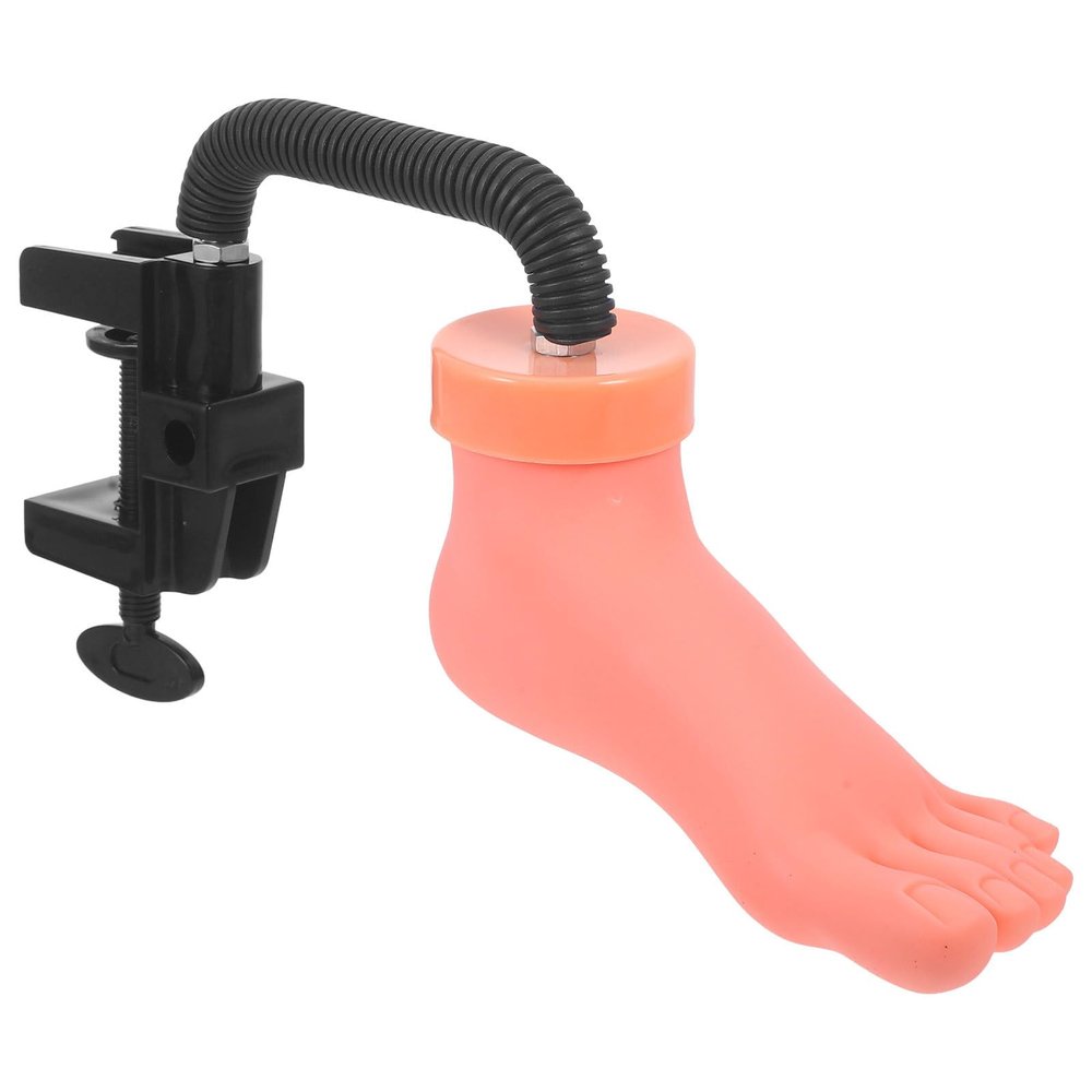 Practical PVC Practice Foot for Nail Art and Manicure Training