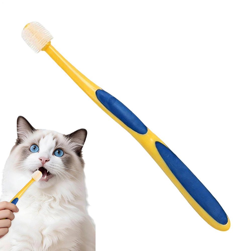 Cat Toothbrush with Soft Bristles