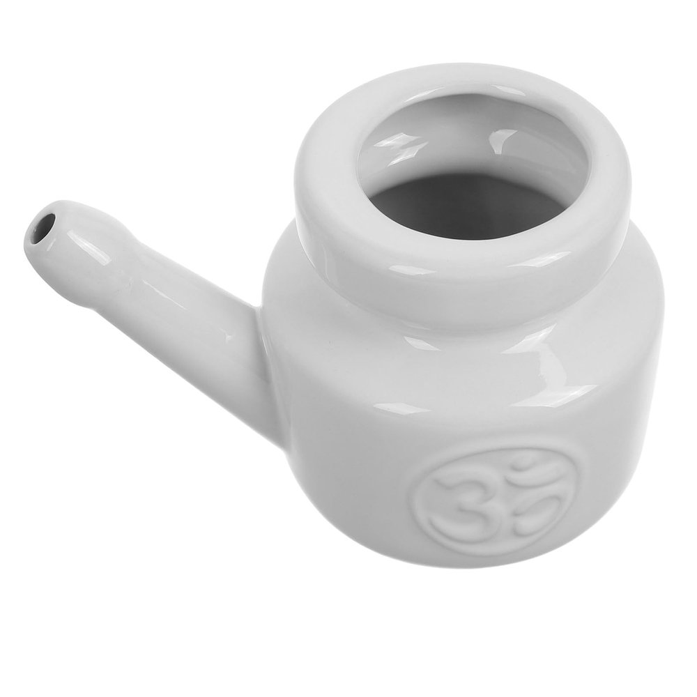 350 ml Ceramic Nasal Rinse Bottle for Yoga