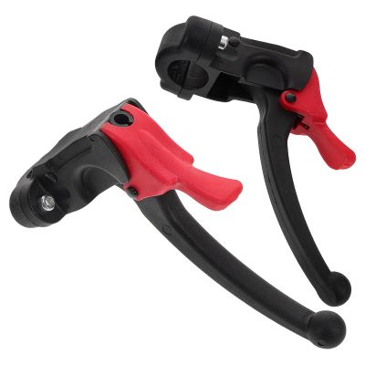 Manual Wheelchair Brake for Transport Chair, Self-Locking, 1 Pair, Black