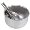Round Stainless Steel Automatic Drinking Bowl for Piglets and Farm Pigs, 21 cm view 1