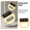 Multifunctional Beard Brush for Men with Bristles and Comb, 2-Pack view 3