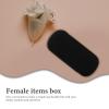 SWETRACE 2-Piece Practical Silicone Storage Boxes for Menstrual Cups, Portable, Black view 3