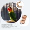 HOOWIFFY Wooden Bird Toy, Wear-Resistant Climbing Ladder with Hard Texture for Parrots and Budgies view 3