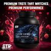 Dark Horse Whey Protein 5 kg Protein Powder, Whey Concentrate & Isolate Blend with Collagen Peptides & Vitamin C, 142 Servings, GTR Nutrition (Strawberry) view 2