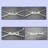 50-Pack Adjustable Plastic Mask Strap Extenders, White view 4