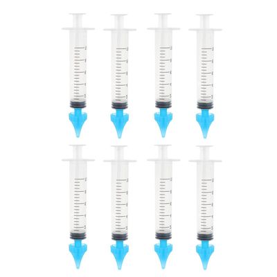 AMUSLESUR 4-Pack 10 mL Plastic Ear Syringes for Ear Cleaning and Wax Removal