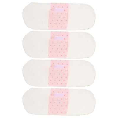 CORHAD 4-Pack Washable Cotton Menstrual Pads, Soft and Breathable, Reusable Panty Liners for Women, Pregnancy and Postpartum