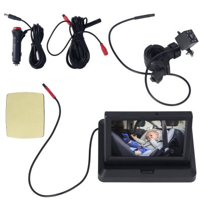 HEEPDD Baby Car Camera with Night Vision, 5.0-Inch Rear-Seat Safety Camera