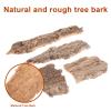 Happyyami 4-Piece Natural Wood Bark Decor for Terrariums view 3